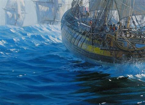 Sail Ship Oil Painting Original By Alexander Shenderov Ocean Etsy
