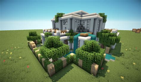 This is a dream come true to people who love modern houses. First Modern House Minecraft Map