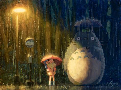 My Neighbor Totoro Ghibli Artwork Totoro My Neighbor Totoro