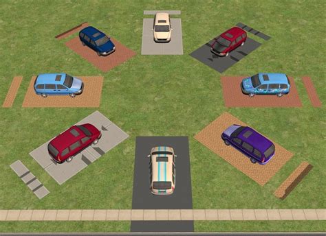 The Sims 4 Cc Poses Driveways Rotatable