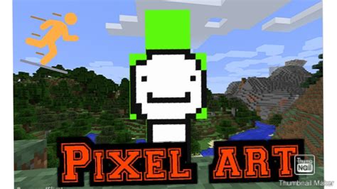How To Make Pixel Art Of Dream In Minecraft Insane Youtube