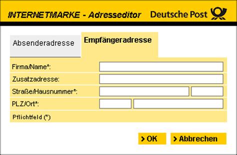 Gib mithilfe des entsprechenden codes den grund für die 3. Woran es beim Online-Frankieren der Deutschen Post hapert ...