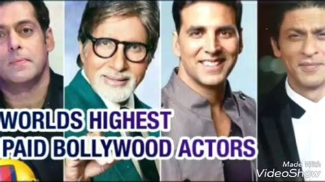 Top 10 Highest Paid Bollywood Actors Of 2017 Youtube