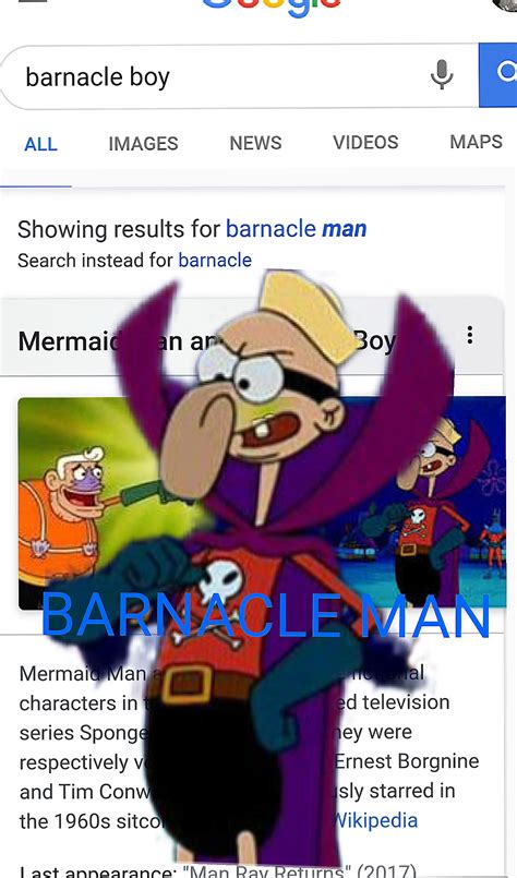 Barnacle Man Rmemes