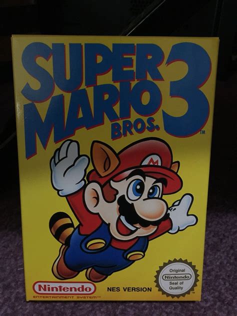 Nintendo Nes Challenge Set Super Mario 3 Nes Mario 3 Pack Boxed Mint