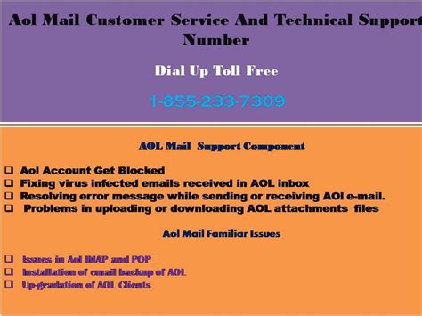 Helpline Support Customer Aol Mail Service Number
