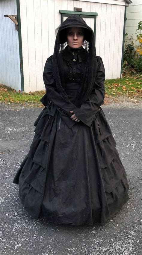 Ghost Of A 19th Century Widow Lady In Mourning Halloween 2020 Mom