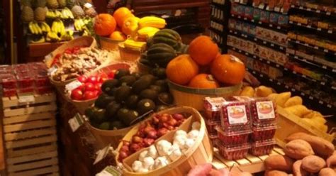 Dean is also the proud owner of two other successful stores: Fall produce display Dean's Natural Food Market Basking ...