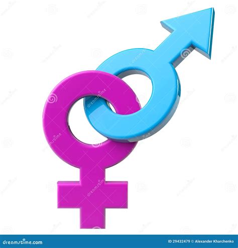 Sex Symbol Masculino Y Femenino Stock De Ilustración Ilustración De Elemento Rosa 29432479