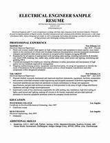 Latest Job For Electrical Engineer