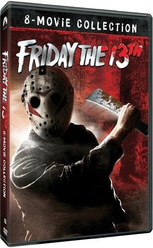 Friday The 13th Complete Horror Movies Series 1 2 3 4 5 6 7 8 Boxed