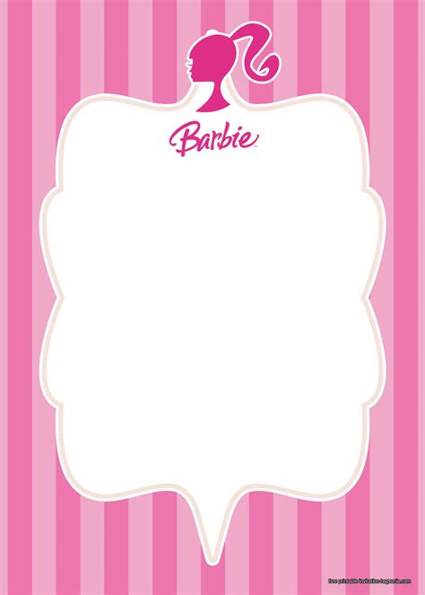 free printable barbie invitation templates free printable birthday invitation templates bagvania