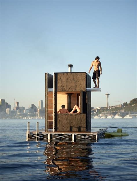 Outbuilding Of The Week Fire On Water—a Sauna In Seattle Gardenista