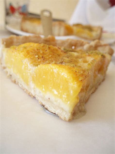 Recette de Tarte aux pêches crème d amande la recette facile