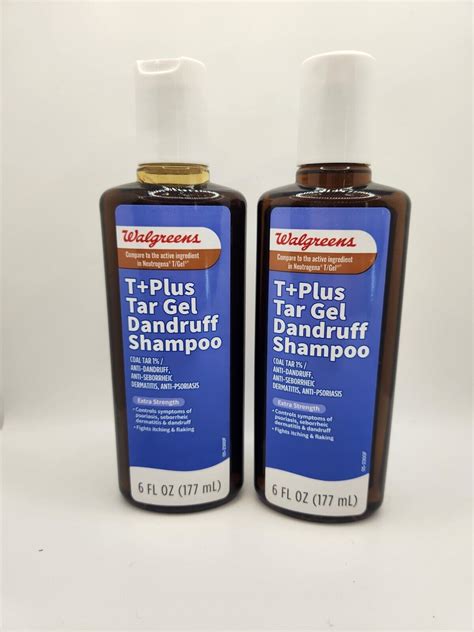 2x Walgreens Tgel Extra Strength Coal Tar Therapeutic Shampoo 6 Oz 01