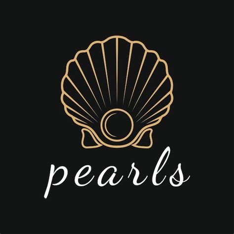 Premium Vector Pearl Line Vector Logo Design Idea