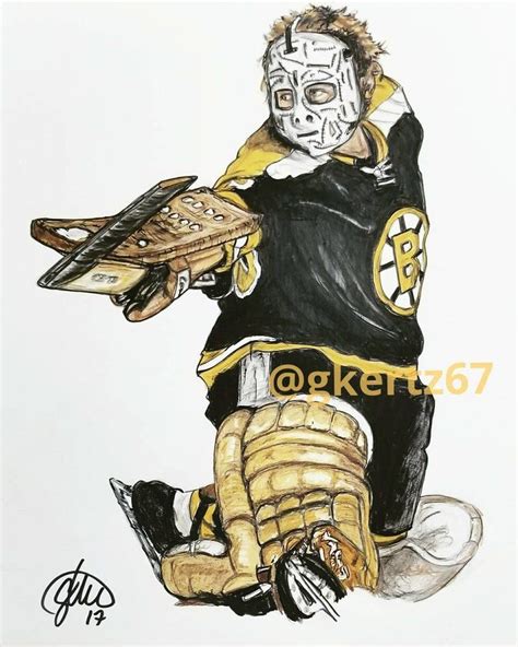 Boston Bruins Hockey Gerry Cheevers By Rudoomsday67deviantart