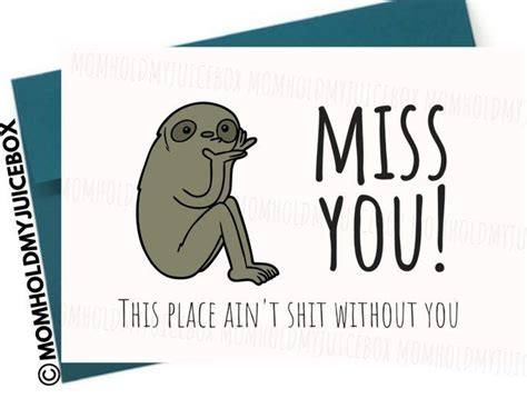 Funny Cards And Ts Instant Download By Momholdmyjuicebox Miss You