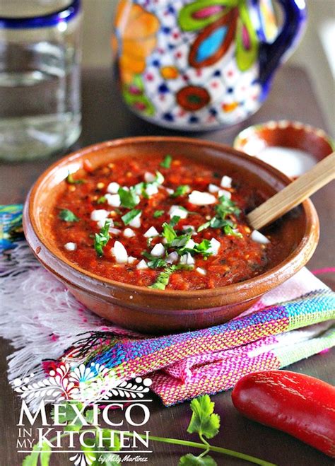 I love sharing our humble and hearty soup made with beef, cabbage and green chiles. Mexico in My Kitchen: Roasted Red Jalapeño Salsa Recipe ...