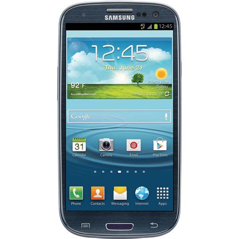 Samsung Galaxy Smartphone Samsung Galaxy Iii Blue Smartphone Phones