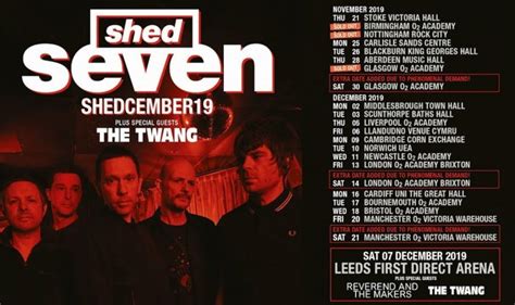 Shed Seven Uk Tour And An Exclusive Message From Rick Witter 80s