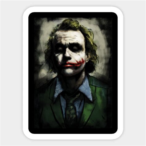 The Joker Joker Sticker Teepublic