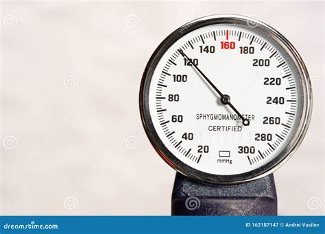 Sphygmomanometer Closeup Blood Pressure Measurment Medical Equipment