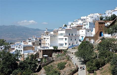 Chefchaouen Blue City In Northern Morocco Stock Photo Image Of Medina