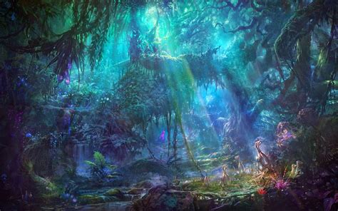 Beautiful Fantasy Forest Wallpaper Hd Free Ultrahd Wallpaper