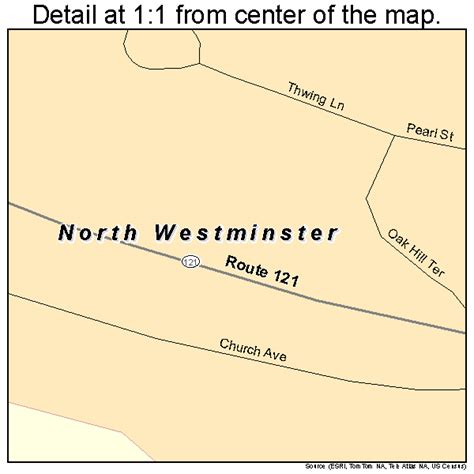 North Westminster Vermont Street Map 5052375