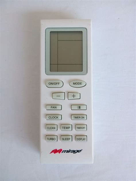 Control Remoto Minisplit Mirage Original - $ 450.00 en Mercado Libre