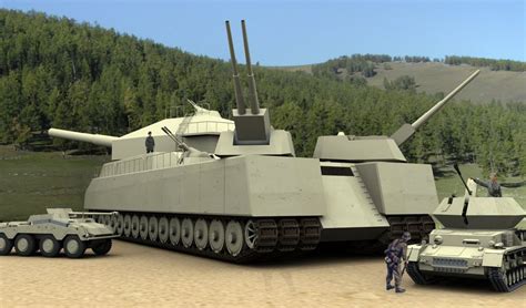 Публикация Чудовищный немецкий танк P 1000 Ratte