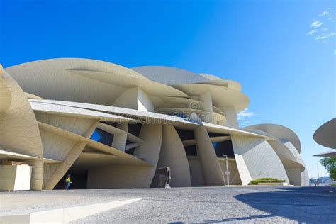 The National Museum Of Qatar In Doha Qatar Editorial Stock Image