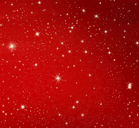 Starfield On Red Christmas Sky Background Image Free