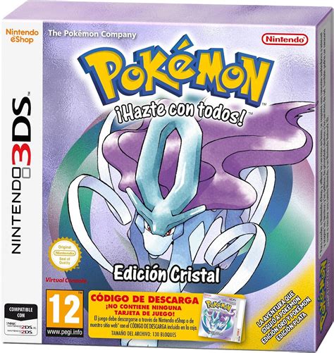 Pokémon Crystal Edición Limitada Código Digital Amazones