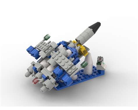 Lego Moc 920 Alpha 1 Space Drone And Launcher By Plasticati