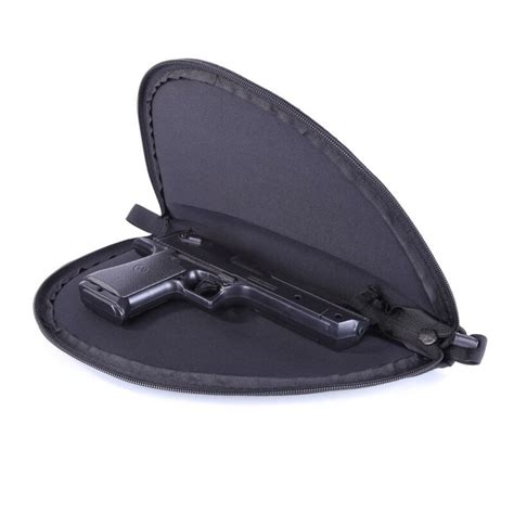 1pc Pistol Rug Holster Medium Black Gun Storage Bag Handgun Case