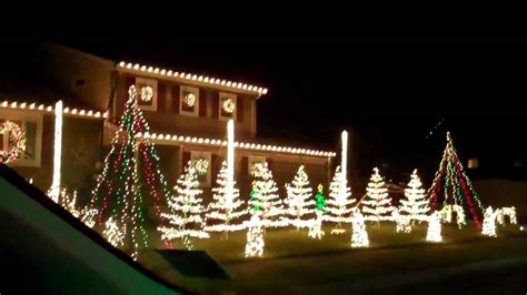 Awesome Christmas Light Display Youtube