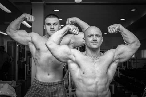 Father Son Muscle Stock Photos Royalty Free Father Son Muscle Images Depositphotos