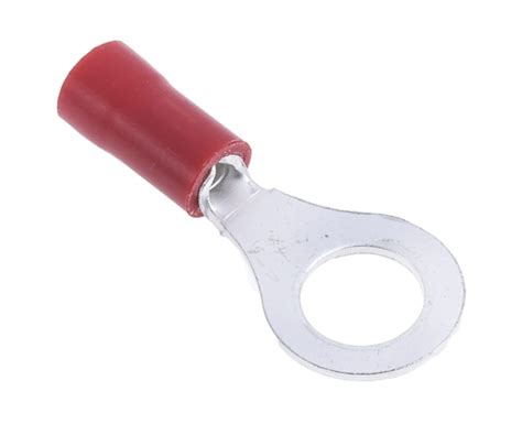 Rs Pro Rs Pro Insulated Ring Terminal M6 Stud Size 05mm² To 15mm²