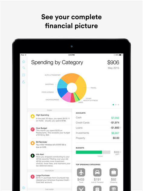 Using mint is simple and straightforward. Mint: Money Manager, Budget & Personal Finance screenshot