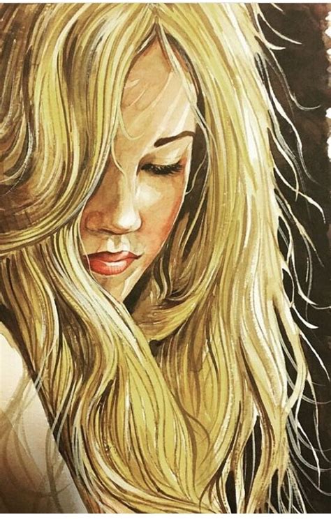 Pin By Avnee Singh On Art Painting Of Girl Blonde Hair Girl Girl