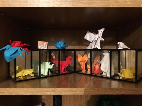 My Origami Shelf A Few Of My Favourite Models Regularly Rotated And