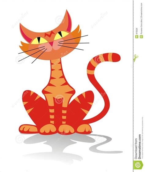 Cat Illustration Orange Tabby Cats Tabby Cat