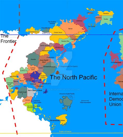 The North Pacific Map Of 2 By Papadechujoh64 On