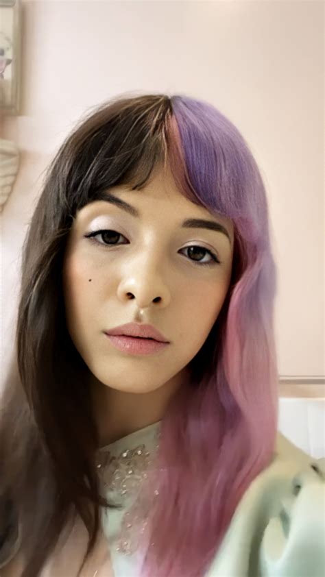 purple hair suits her 💜 melanie martinez purple hair celebrity crush hair inspo singer