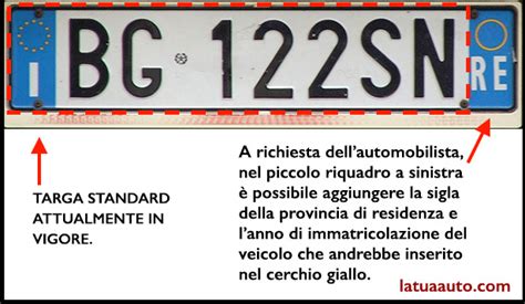 Targhe Auto Italiane Tutte Le Info La Tua Auto