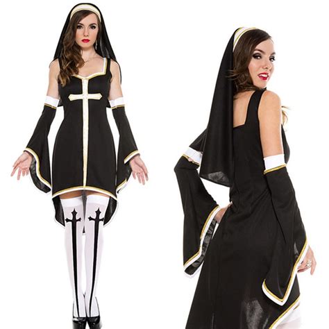 New Arrival Ready Stock Cosplay Nun Costume Christmas Costume Adult