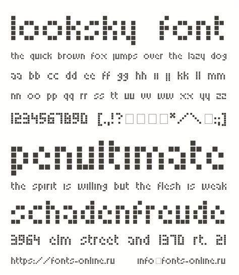 Looksky Font Font