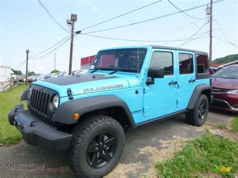 2017 Jeep Wrangler Unlimited Sport 4x4 In Chief Blue 625809 All